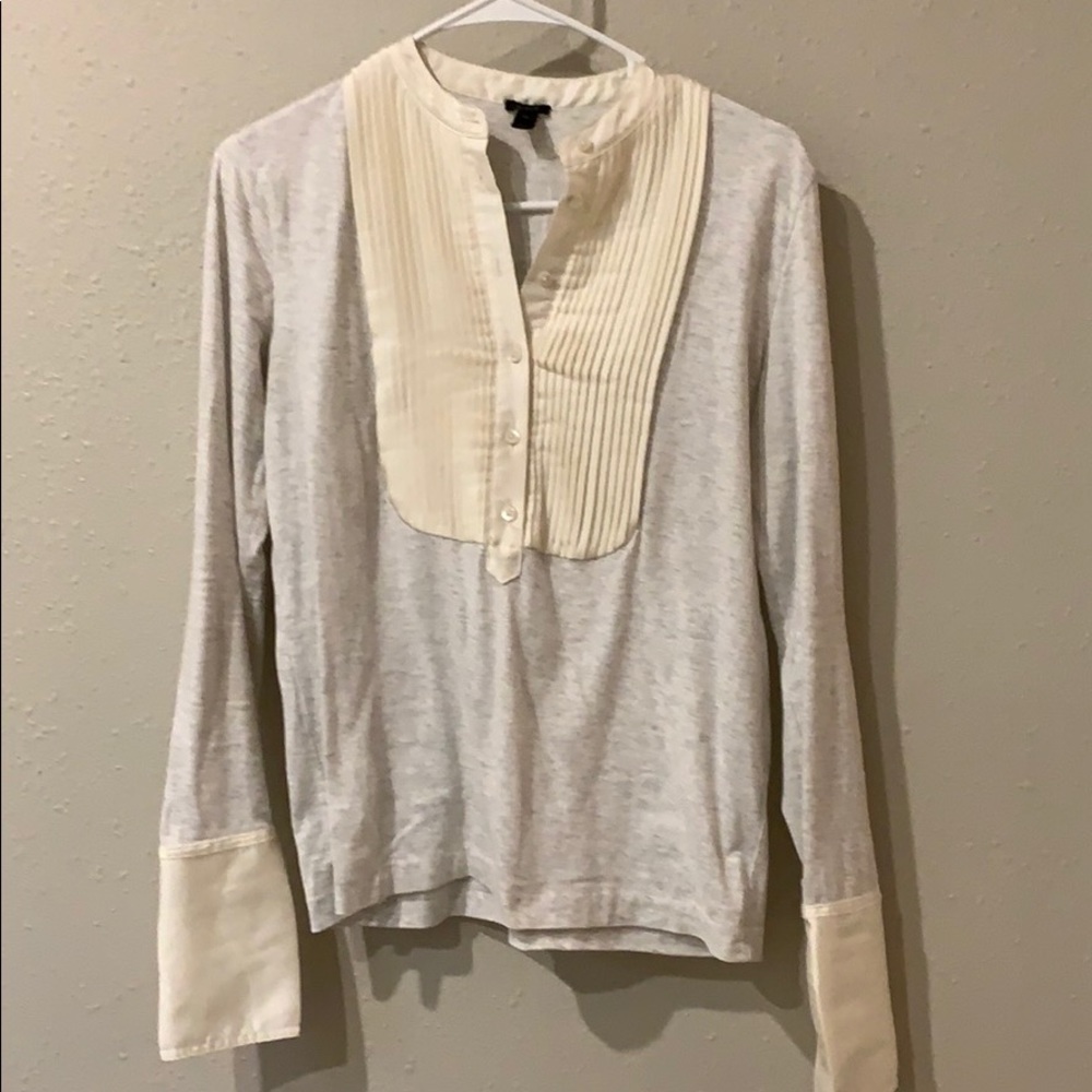 J Crew tuxedo tee